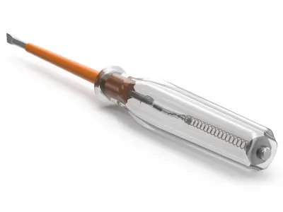 Electric Screwdriver Low-poly 3D model