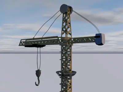 Toy Crane 3D model purchase