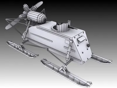 NKL-26 Aerosan 3D model