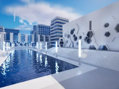 3D City 002 3D model