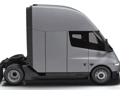 Tesla Semi Tractor 4x2 2026 3D model