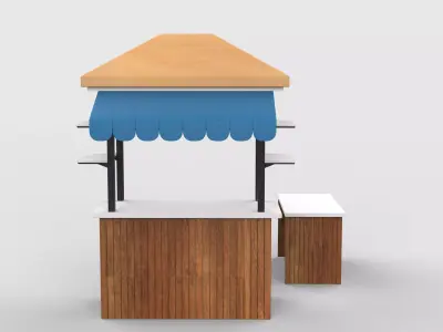  Food Carts 3D model