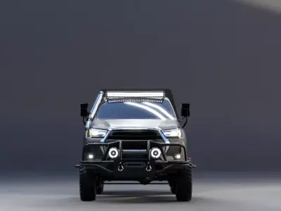 6x6 Off Road Utility Truck Camper Expedition Vehicle 3D Model 3D model