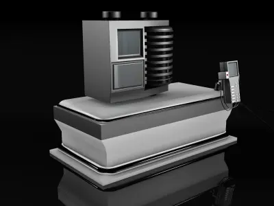 Sci-Fi Props Low-poly 3D model