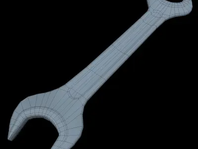 Wrench High Poly Free 3D model purchase