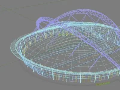 Grand Stadium 3D model shop