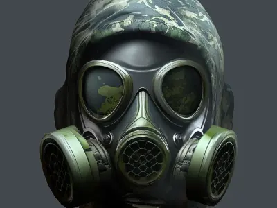 Helmet 3d model military combat Military Low-poly Low-poly 3D model 53