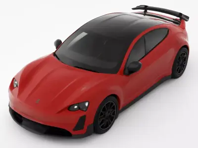 Porsche Taycan Turbo GT 3D model buy