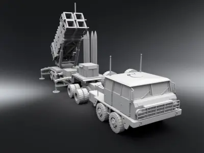 MIM 104 Patriot Missile System  3D print model