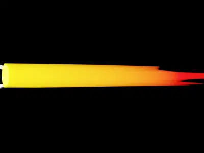 Rocket Engine Low-poly 3D model