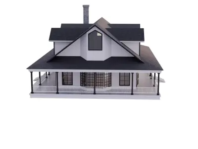 Lakeside House 3D model