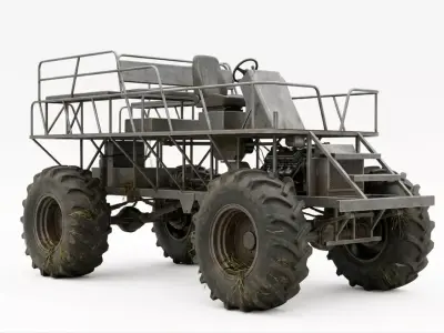 Modern Industrial Wheel Loader 3D model