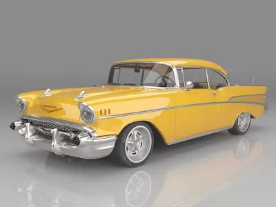 1957 Chevrolet Bel Air 3D model purchase
