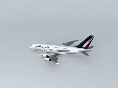 Air France Airbus A380  Free 3D model