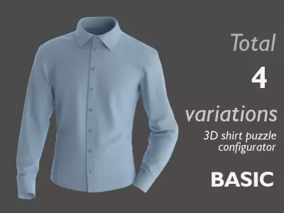 Part 3- 3D Shirt  Configurator -BASIC 3D model
