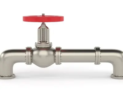 Gas Pipe 3D model