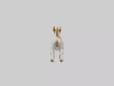 Fox Terrier running model 3D model