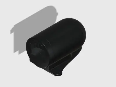 Customizable GA Wet Compass shell for flight simulator 3D print model