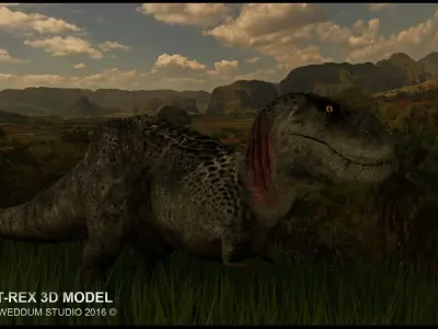 T-Rex tyrannosaurus rex Free 3D model
