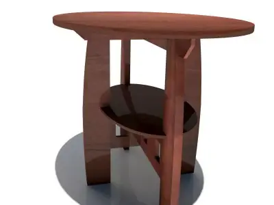 Antique Limpert Table 3D model