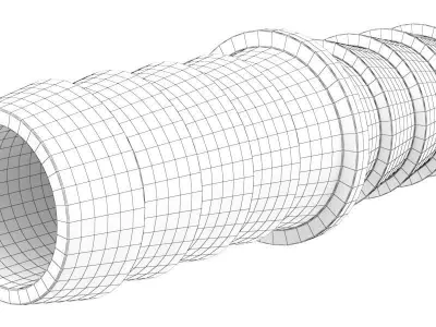 Pipe connector 3D model