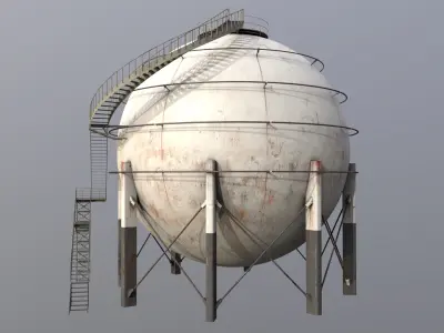 Gas Sphere - Horton Sphere 3D model