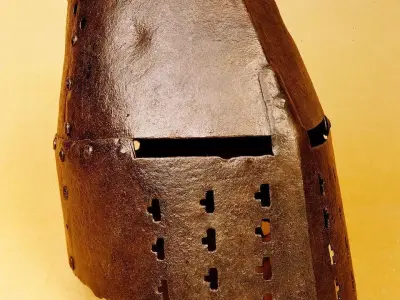 WG 7052 - Topfhelm st Angelo - DXF Armor Pattern Low-poly 3D model