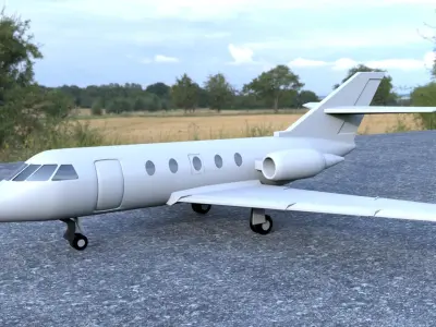 Dassault Falcon 200 3D model purchase