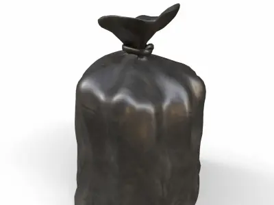 Trash bag Game Ready Low-poly 3D model purchase