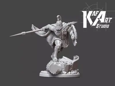 Greek - Achille II - 35mm scale 3D print model