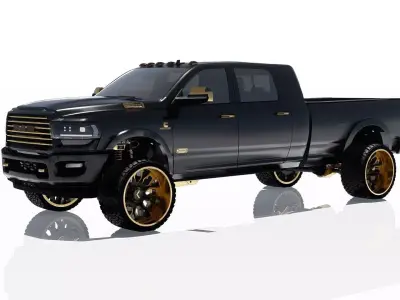 Dodge Ram 2500 Mega Cab Longhorn Lifted 3D model
