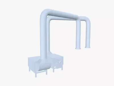 Bearing Mist Collector Low-poly 3D model