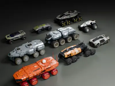 GV set 8 3D model