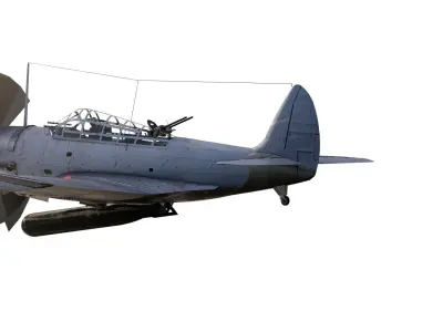 Douglas SBD Dauntless 3D model purchase