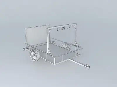 Trailer Lift Assembly Free 3D model