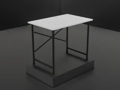 Minimalist Simple Table Free low-poly 3D model