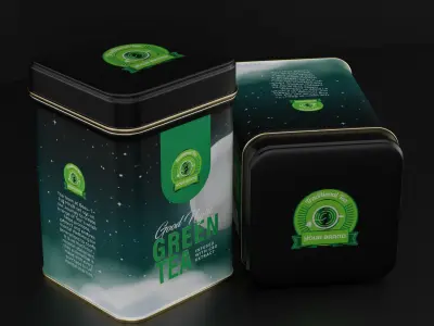 Tea Canister Packaging 3D model