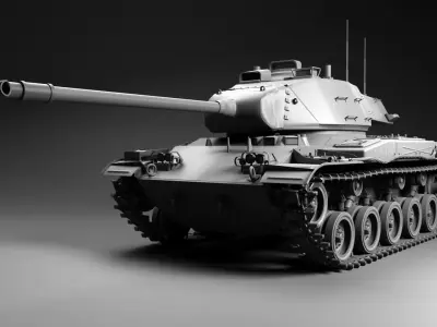 m41 walker bulldog 3D model