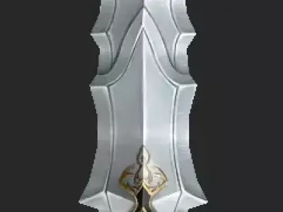 Pack With 30 Fantasy Swords - Part 11 Low-poly 3D model