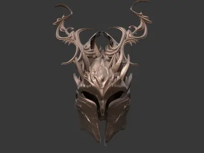 Templar Scorpion helmet 3D model