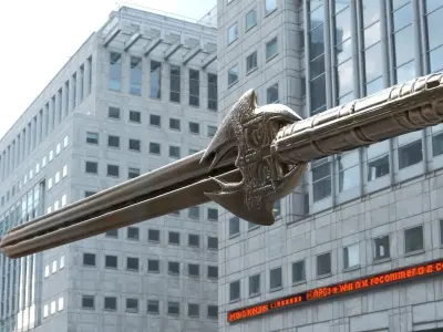 Alien Sword 3D model