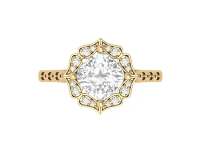 Cushion Ring 3D print model 4