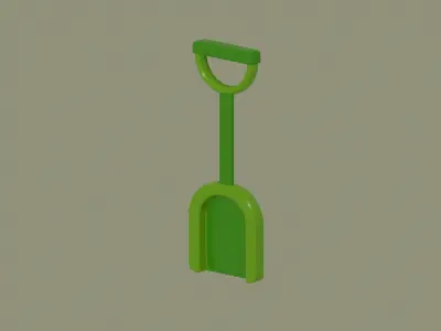 Toy Shovel 3D model