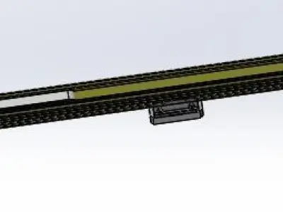 Synchronous servo motor 3D model