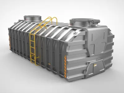 sci fi Container 1 3D model