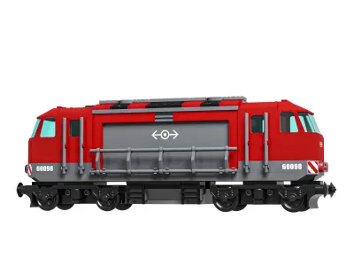 60098 Heavy Train 3D model