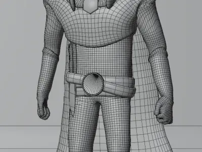 Medieval Archer Low-poly 3D model purchase