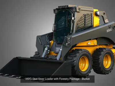 332G and 333G with 5 Attachments 3D Model Pack