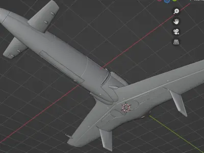Kyusyu J7W1 Shinden 3D print model 3D print model