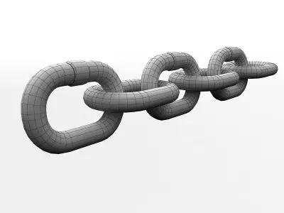 Chain of links 3D model